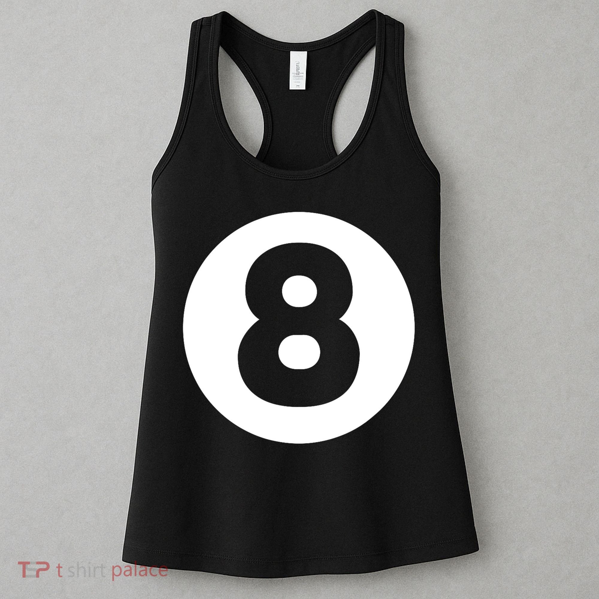8 Ball Billiards Lazy Funny Magic Ball Gift Women's Tank Top