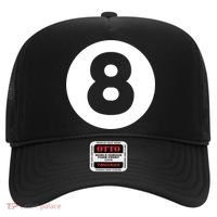 8 Ball Billiards Lazy Funny Magic Ball Gift Hat thumb 0