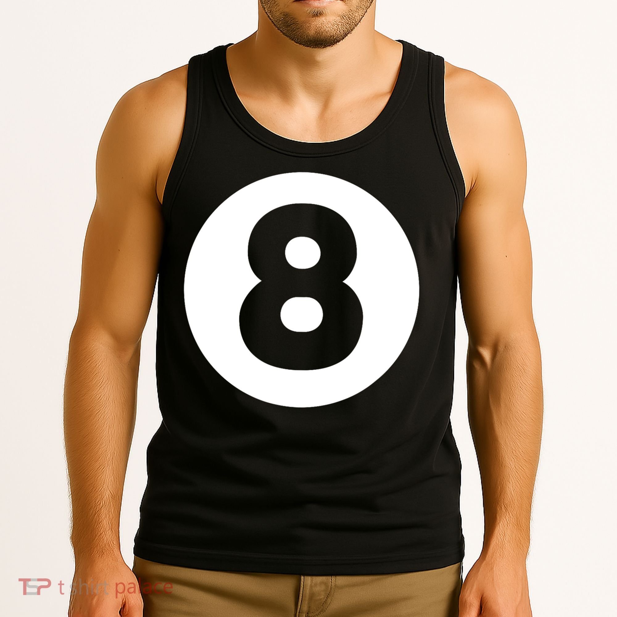 8 Ball Billiards Lazy Funny Magic Ball Gift Tank Top