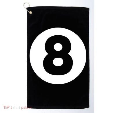8 Ball Billiards Lazy Funny Magic Ball Gift Golf Towel