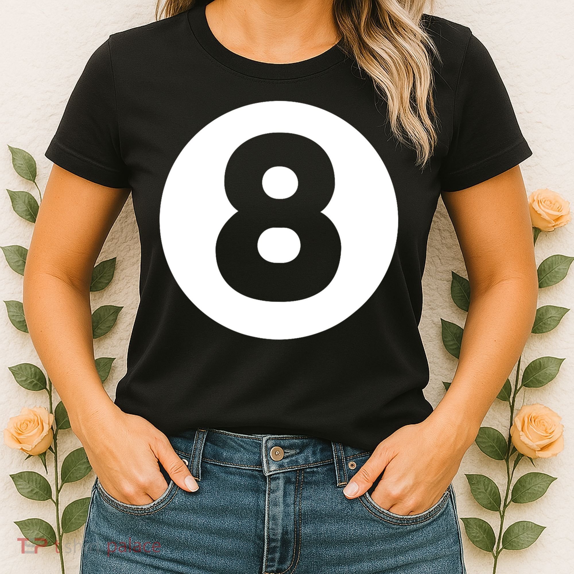 8 Ball Billiards Lazy Funny Magic Ball Gift Women's T-Shirt