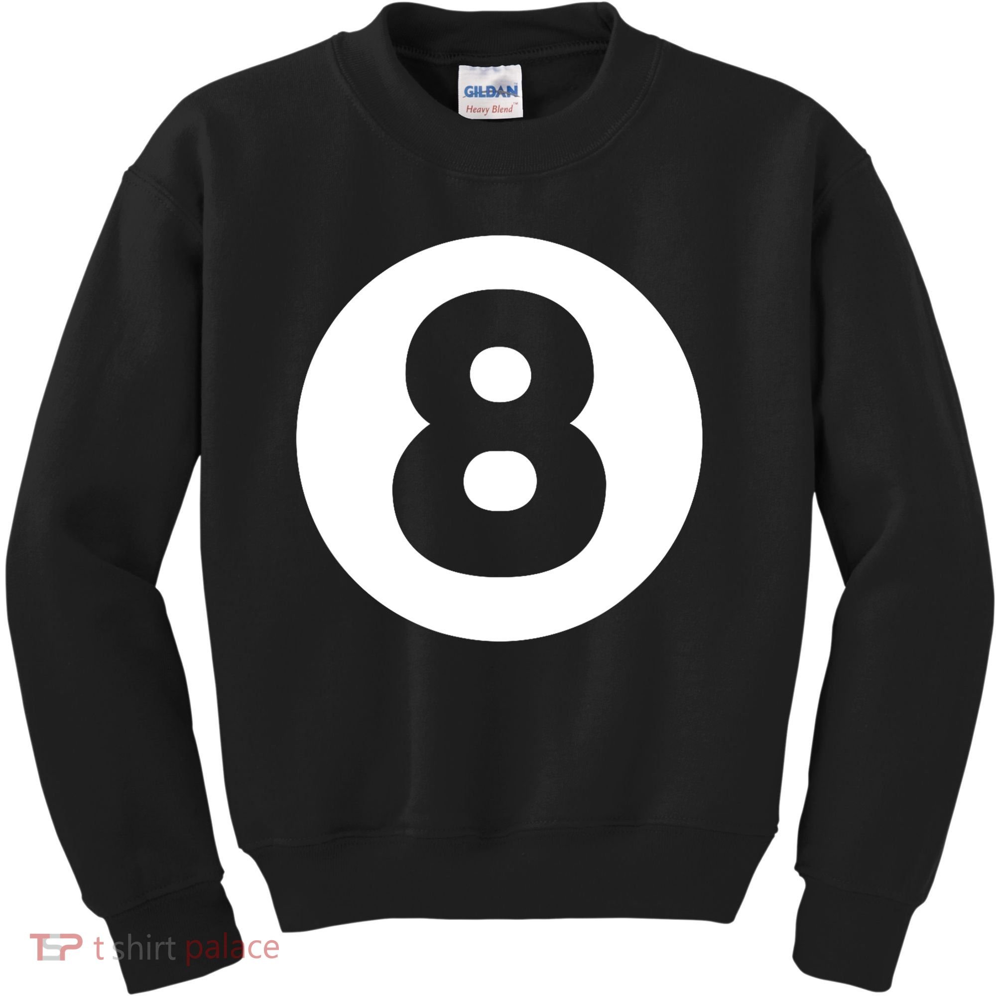 8 Ball Billiards Lazy Funny Magic Ball Gift Kids Sweatshirt