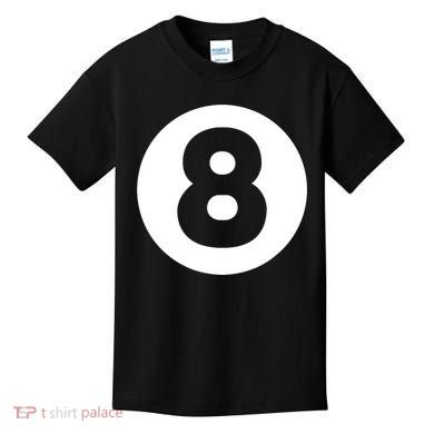 8 Ball Billiards Lazy Funny Magic Ball Gift Kids T-Shirt