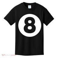 8 Ball Billiards Lazy Funny Magic Ball Gift Kids T-Shirt thumb 0