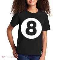8 Ball Billiards Lazy Funny Magic Ball Gift Kids T-Shirt thumb 2