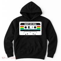 80th Birthday Best Of 1946 Cassette Mix Tape  Hoodie thumb 0