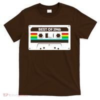 80th Birthday Best Of 1946 Cassette Mix Tape  T-Shirt thumb 0