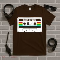 80th Birthday Best Of 1946 Cassette Mix Tape  T-Shirt thumb 5