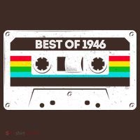 80th Birthday Best Of 1946 Cassette Mix Tape  T-Shirt thumb 7