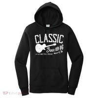 80th Birthday Classic Guitar Since 1946 And Still Rockin Women's Hoodie thumb 0