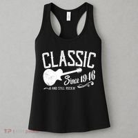 80th Birthday Classic Guitar Since 1946 And Still Rockin Women's Tank Top thumb 3