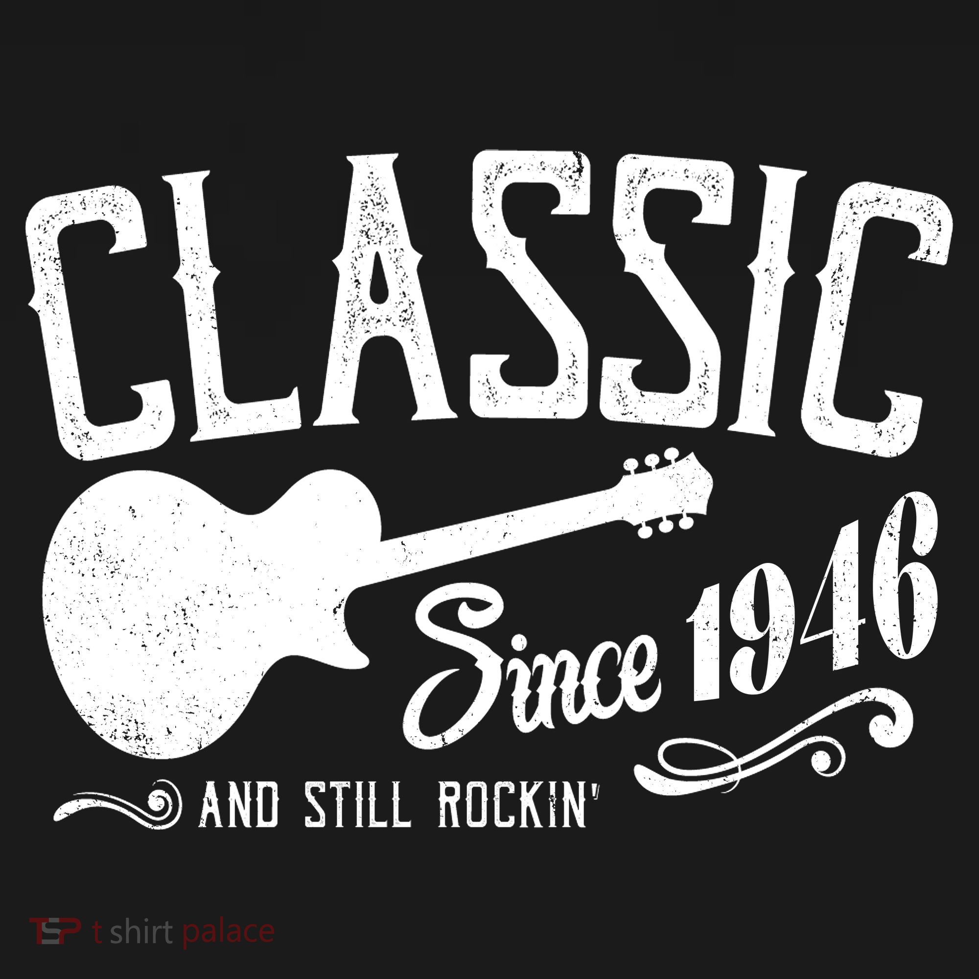 80th Birthday Classic Guitar Since 1946 And Still Rockin Women's Tank Top