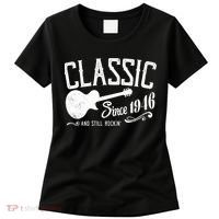 80th Birthday Classic Guitar Since 1946 And Still Rockin Women's T-Shirt thumb 0