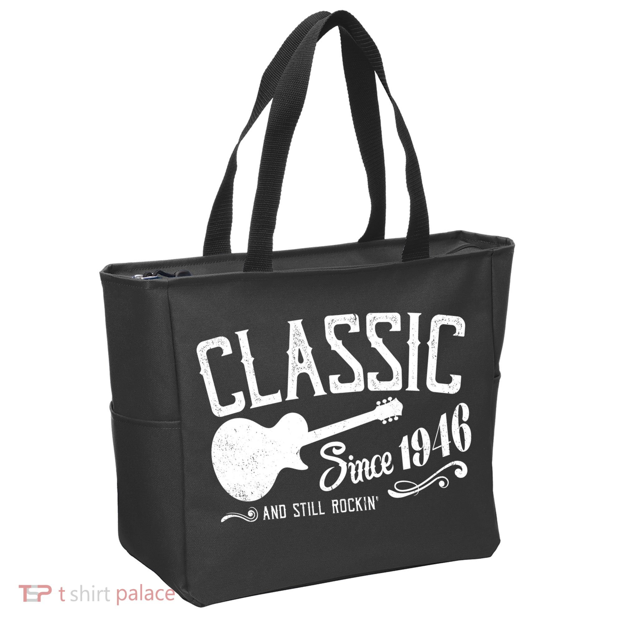 80th Birthday Classic Guitar Since 1946 And Still Rockin Tote Bag