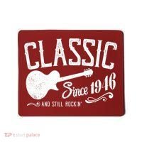 80th Birthday Classic Guitar Since 1946 And Still Rockin Mousepad thumb 0