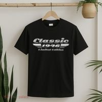 80th Birthday Classic 1946 Limited Edition Metallic Chrome Birthday T-Shirt thumb 2