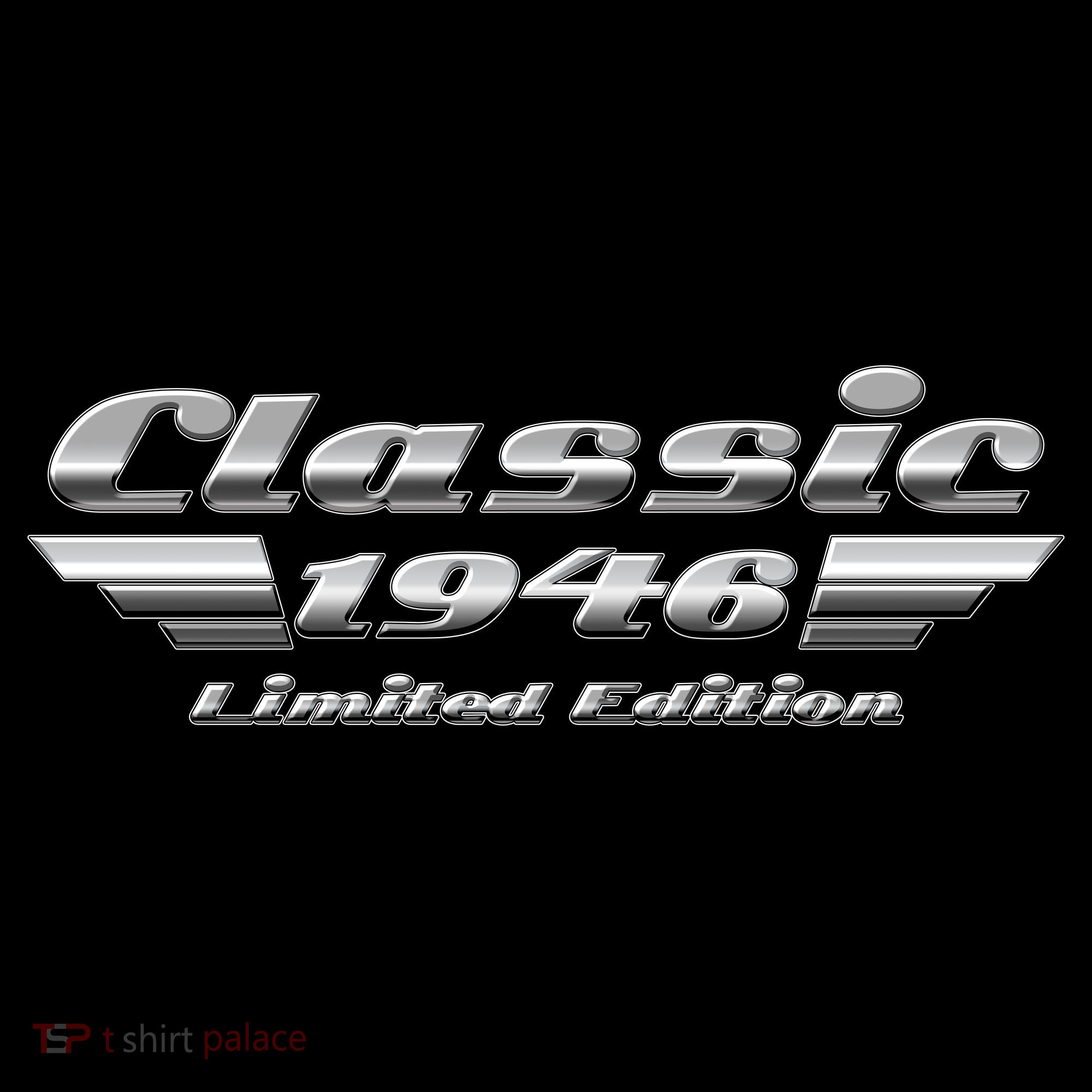 80th Birthday Classic 1946 Limited Edition Metallic Chrome Birthday Coffee Mug