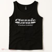 80th Birthday Classic 1946 Limited Edition Metallic Chrome Birthday Tank Top thumb 2