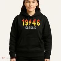 80th Birthday Classic 1946 Retro Rock Band Hoodie thumb 5