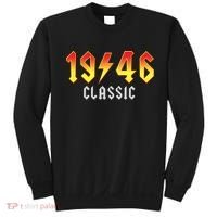 80th Birthday Classic 1946 Retro Rock Band Sweatshirt thumb 0
