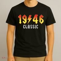 80th Birthday Classic 1946 Retro Rock Band T-Shirt thumb 3