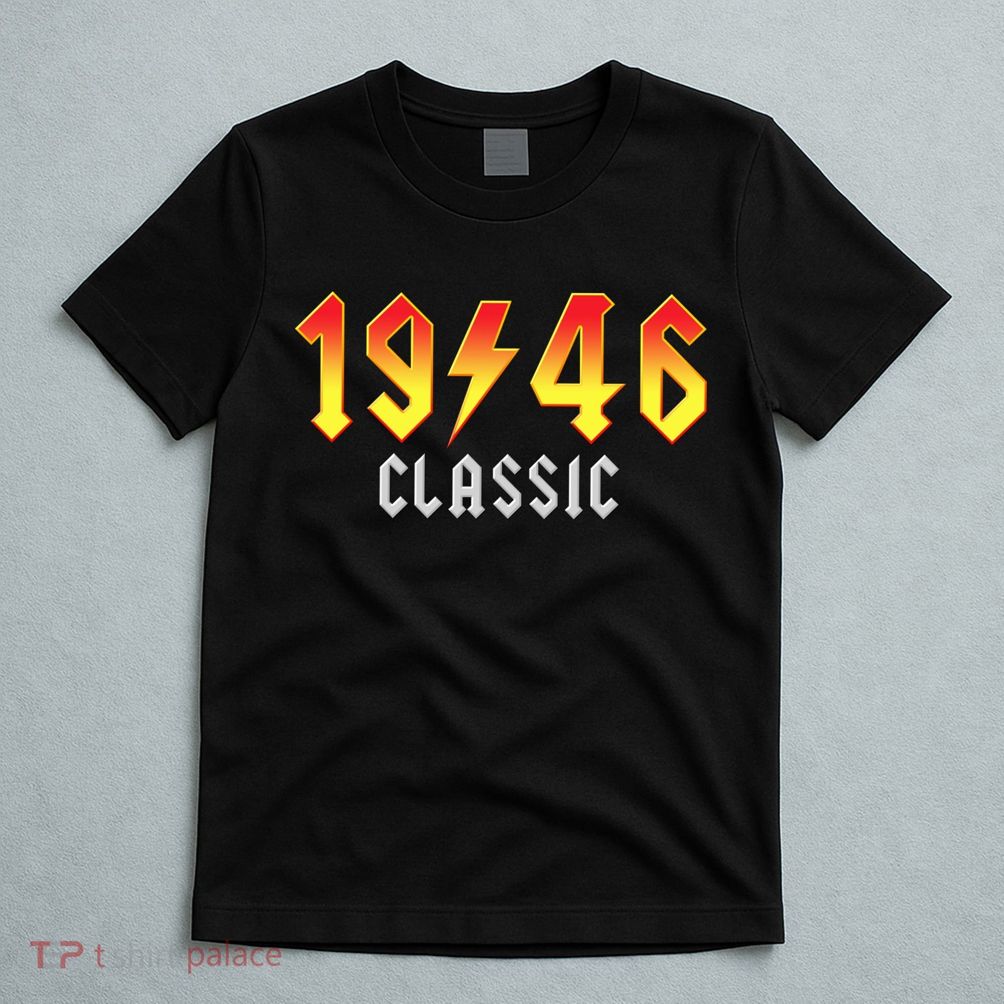 80th Birthday Classic 1946 Retro Rock Band T-Shirt