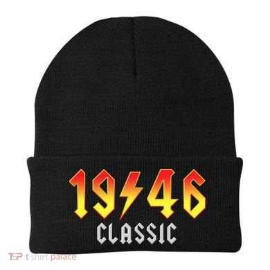 80th Birthday Classic 1946 Retro Rock Band Beanie