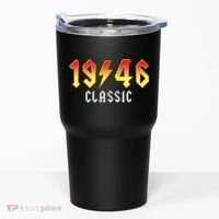 80th Birthday Classic 1946 Retro Rock Band Tumbler thumb 0