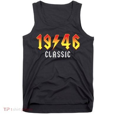 80th Birthday Classic 1946 Retro Rock Band Tank Top