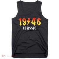 80th Birthday Classic 1946 Retro Rock Band Tank Top thumb 0