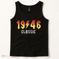 80th Birthday Classic 1946 Retro Rock Band Tank Top thumb 2