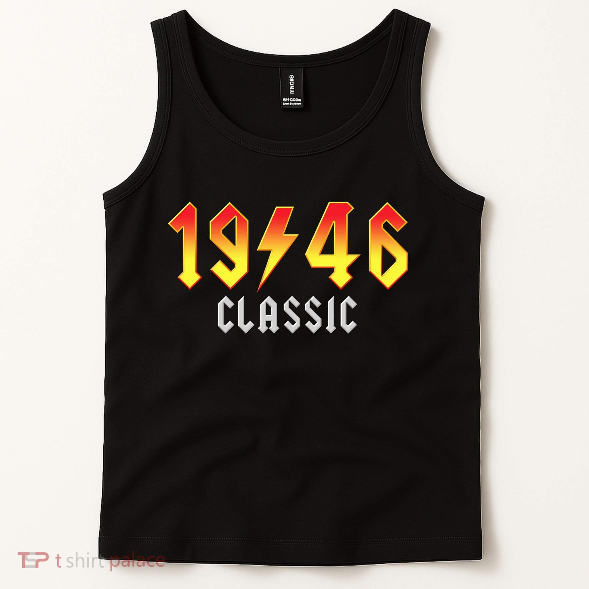 80th Birthday Classic 1946 Retro Rock Band Tank Top