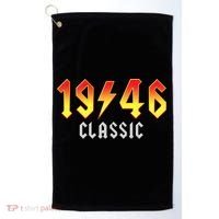 80th Birthday Classic 1946 Retro Rock Band Golf Towel thumb 0