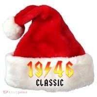 80th Birthday Classic 1946 Retro Rock Band Santa Hat thumb 0
