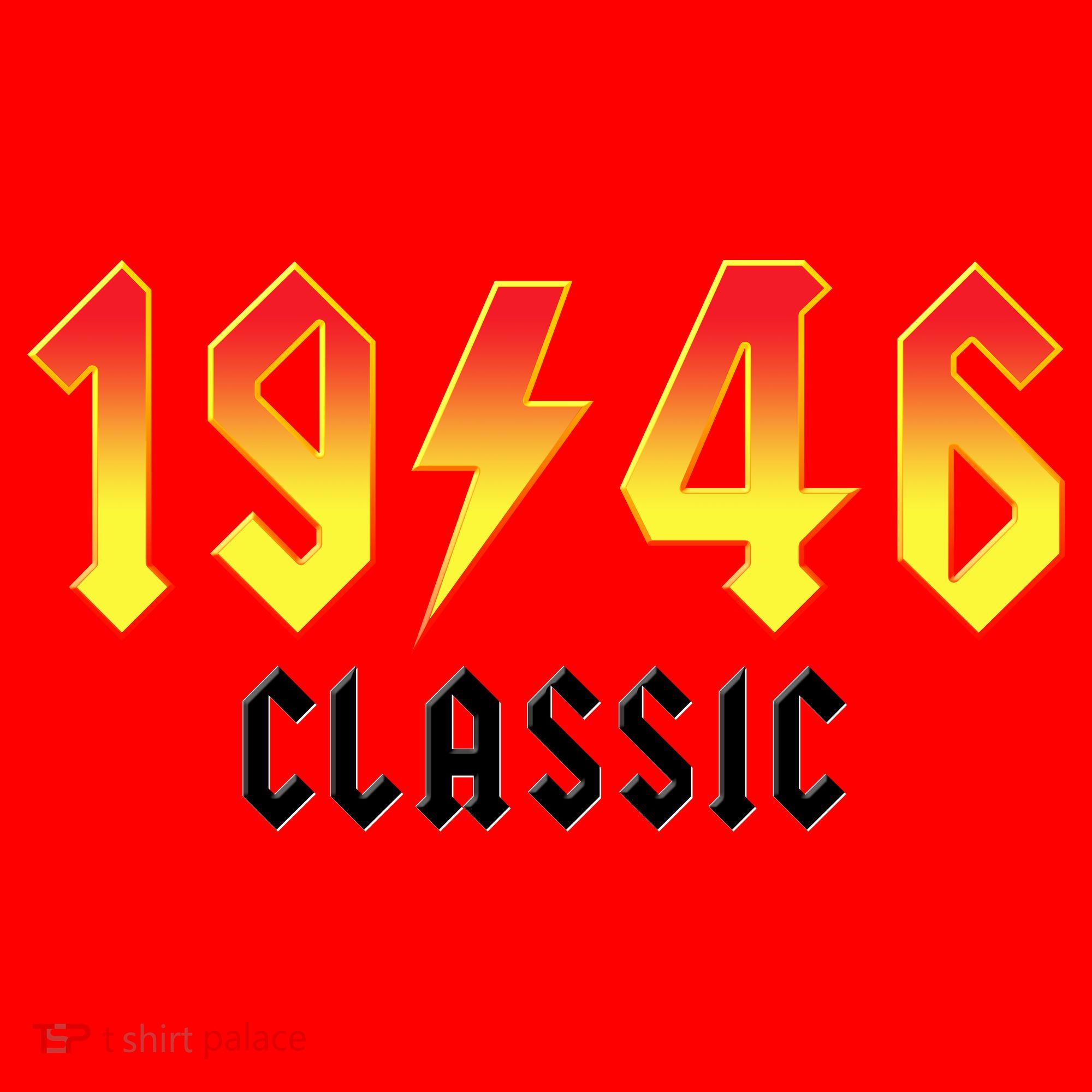 80th Birthday Classic 1946 Retro Rock Band Santa Hat
