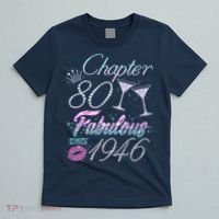 80th Birthday Chapter 80 Fabulous Since 1946 Rhinestones Diamonds T-Shirt thumb 5