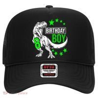 8th Birthday Dinosaur Birthday Boy 8th T_rex Boys Gift For Birthday Hat thumb 0