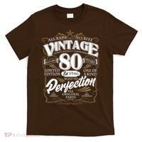 80th Birthday Est 1946 All Bark No Bite Vintage Birthday  T-Shirt thumb 0