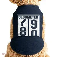 80th Birthday Eighty Years Old 80 Oldometer 7980 Retiring Doggie Tank thumb 0