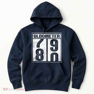 80th Birthday Eighty Years Old 80 Oldometer 7980 Retiring Hoodie