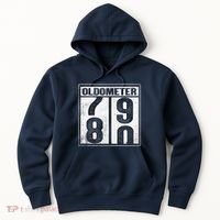 80th Birthday Eighty Years Old 80 Oldometer 7980 Retiring Hoodie thumb 0