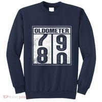 80th Birthday Eighty Years Old 80 Oldometer 7980 Retiring Sweatshirt thumb 0