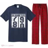 80th Birthday Eighty Years Old 80 Oldometer 7980 Retiring Pajama Set thumb 0