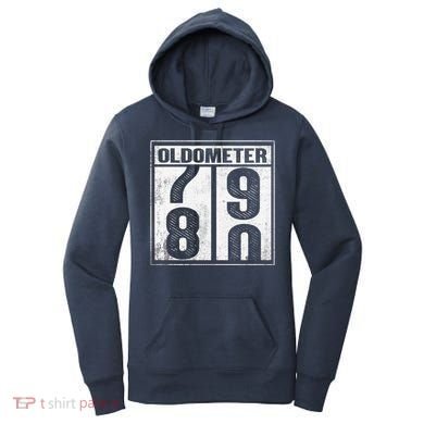 80th Birthday Eighty Years Old 80 Oldometer 7980 Retiring Women's Hoodie
