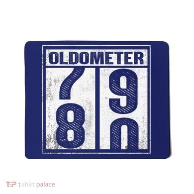80th Birthday Eighty Years Old 80 Oldometer 7980 Retiring Mousepad