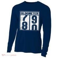 80th Birthday Eighty Years Old 80 Oldometer 7980 Retiring Cooling Performance Long Sleeve Crew thumb 0