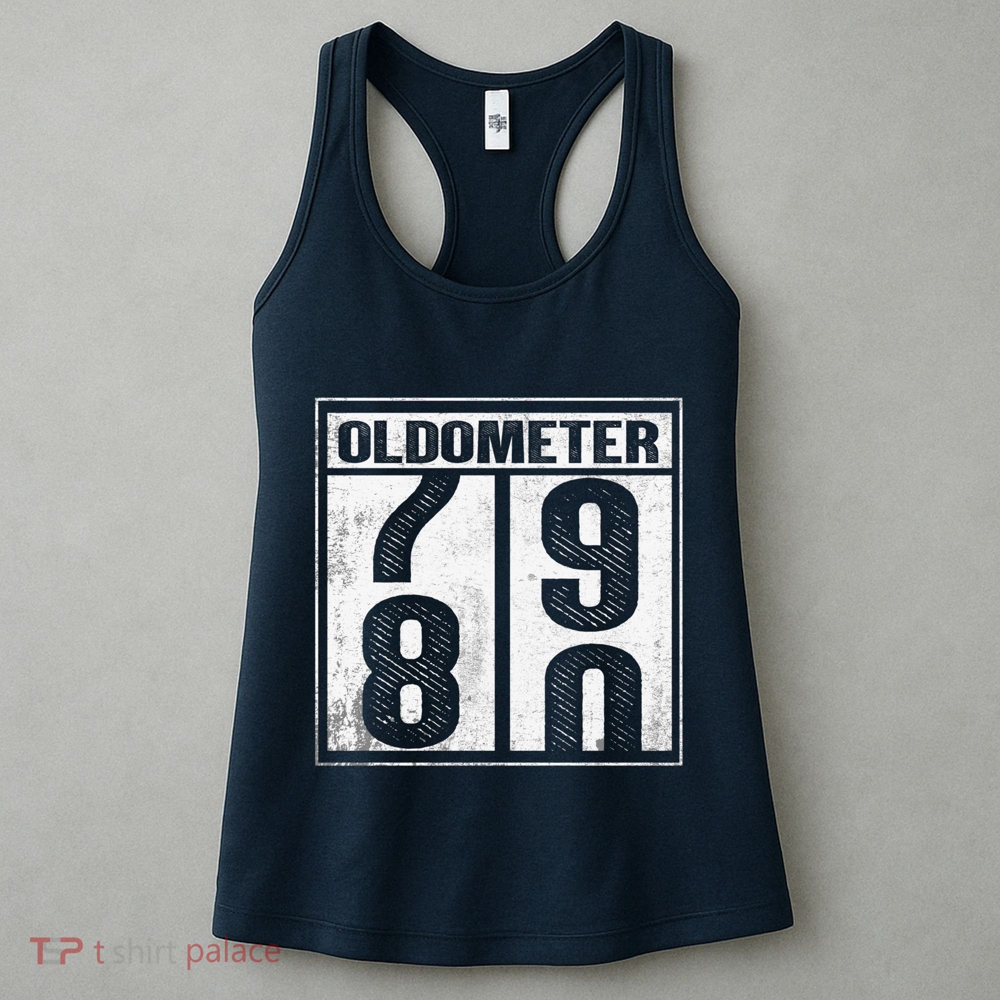80th Birthday Eighty Years Old 80 Oldometer 7980 Retiring Women's Tank Top