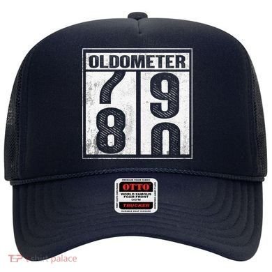 80th Birthday Eighty Years Old 80 Oldometer 7980 Retiring Hat