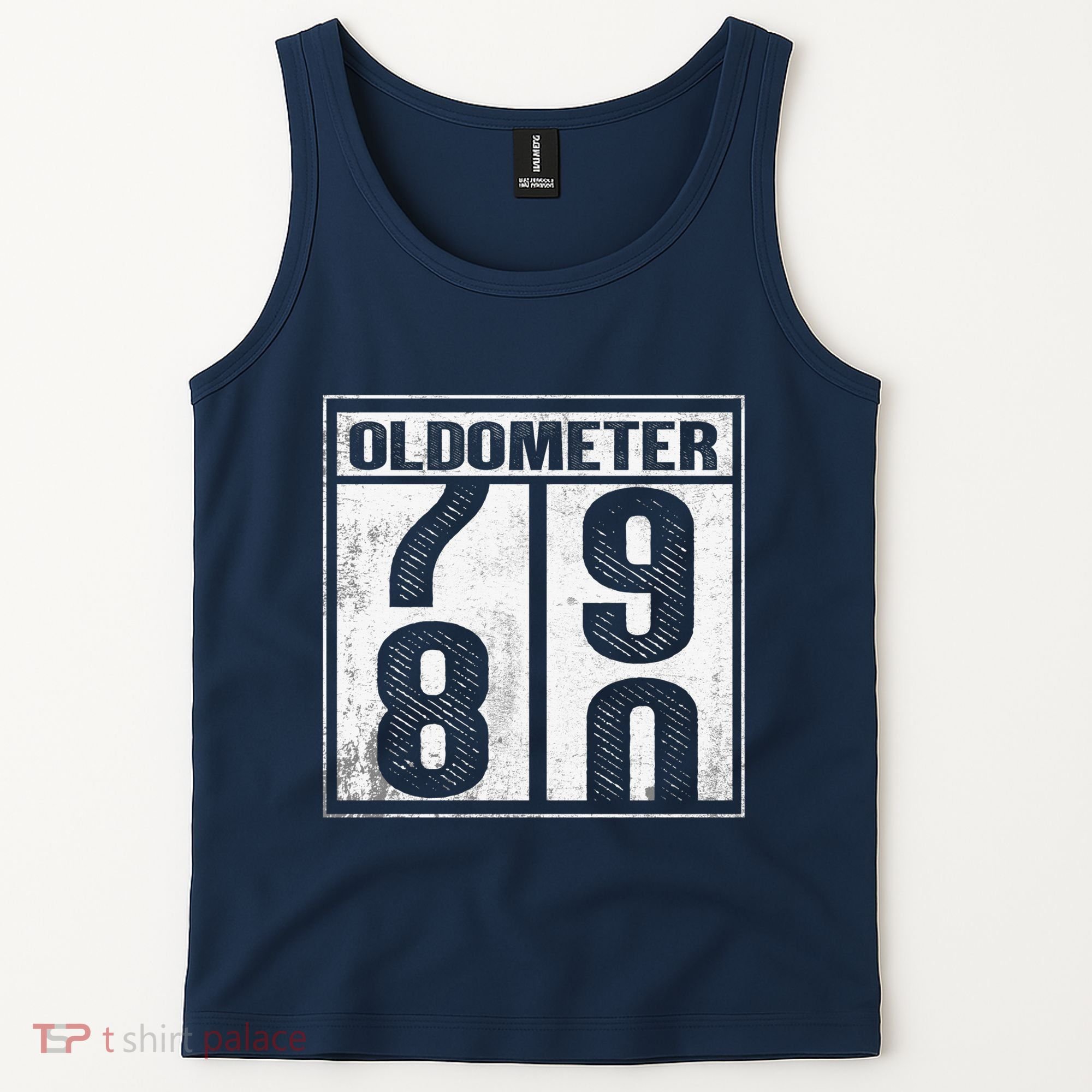 80th Birthday Eighty Years Old 80 Oldometer 7980 Retiring Tank Top