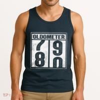 80th Birthday Eighty Years Old 80 Oldometer 7980 Retiring Tank Top thumb 3